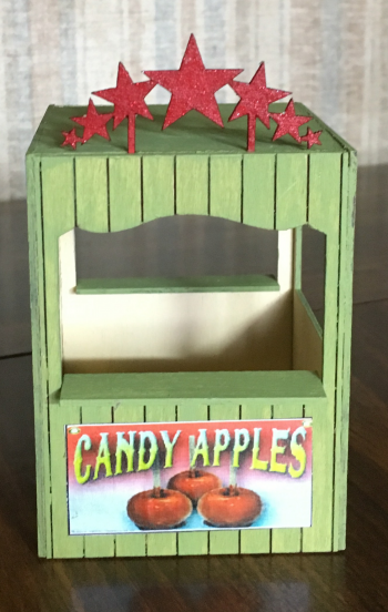 Candy Apple booth 1/2" scale