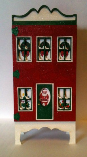 Christmas Bebe House, 1" scale - Click Image to Close