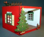 Christmas Room Box, Quarter Scale