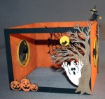 Halloween Room Box - Quarter Scale
