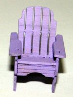 Adirondack Chair, one inch scale