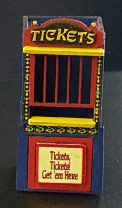 Ticket Booth, quarter scale