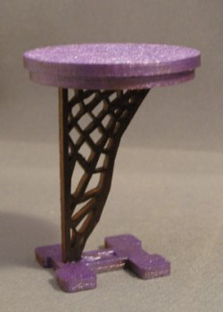 Spider Web End Table One Inch Scale