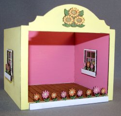 Spring Room Box, Quarter Scale